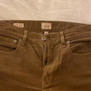 J.Crew Men’s light Brown corduroy pants, size 31/32